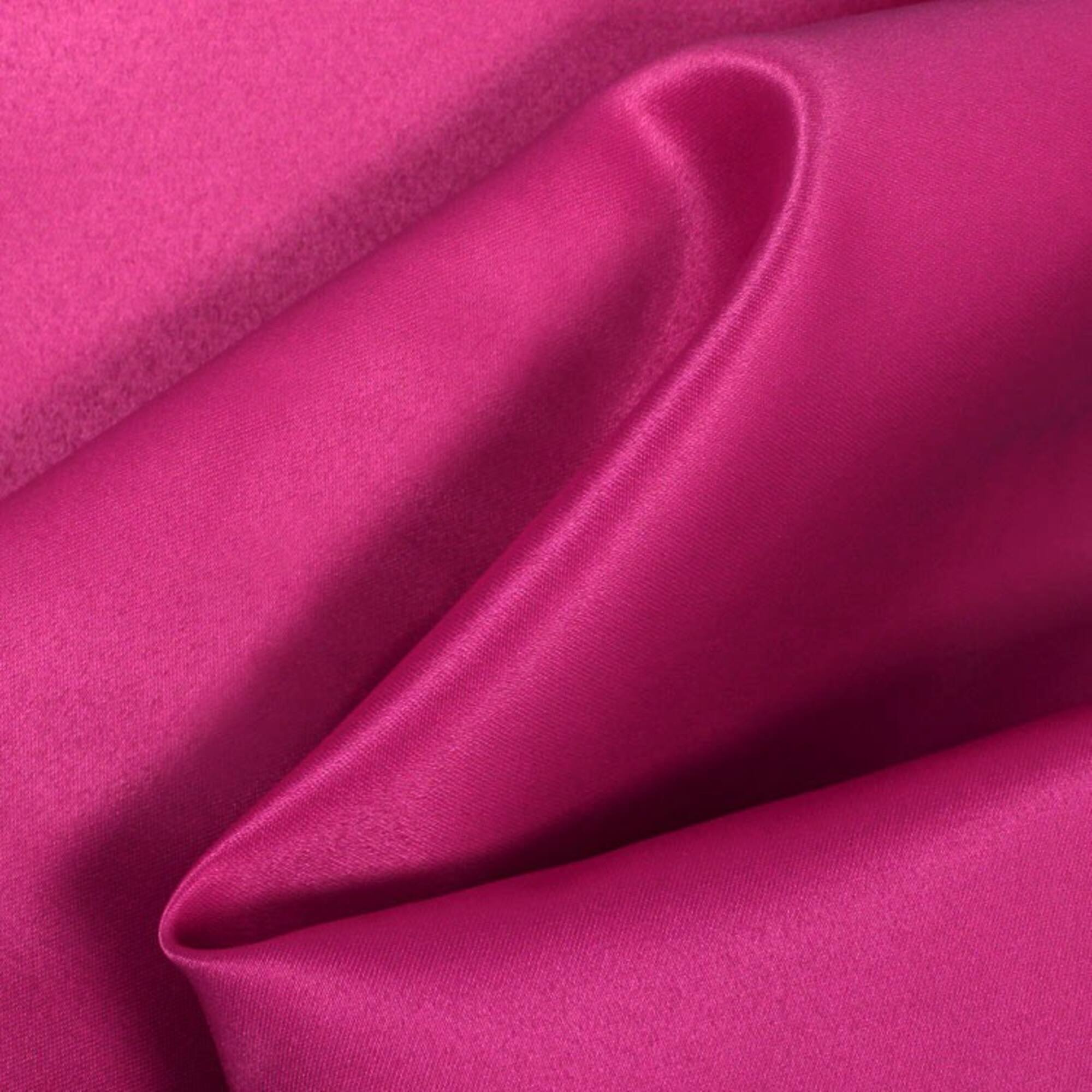 Hot Pink Matte Satin (Peau de Soie)